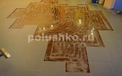 Отшлифовали шпатлёвку