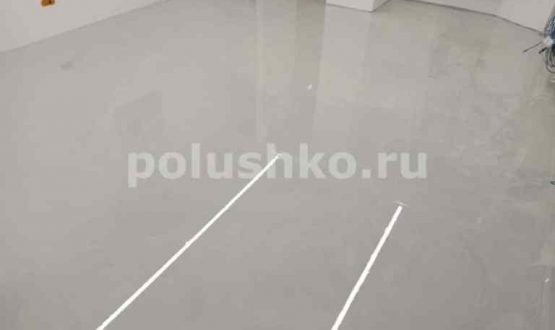 Наливной пол с эффектом мрамора