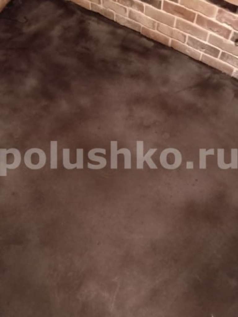 Лофт пол тонированный в черный цвет